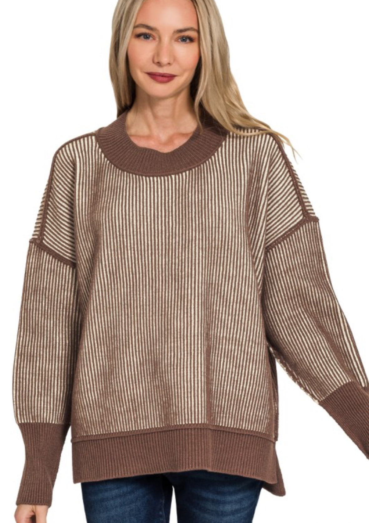 Chelsea Two Toned Sweater