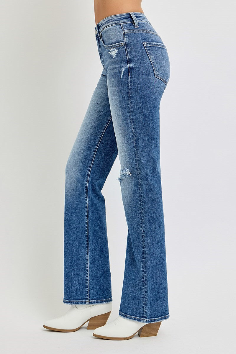 Ava HR Straight Leg Tummy Control Jeans