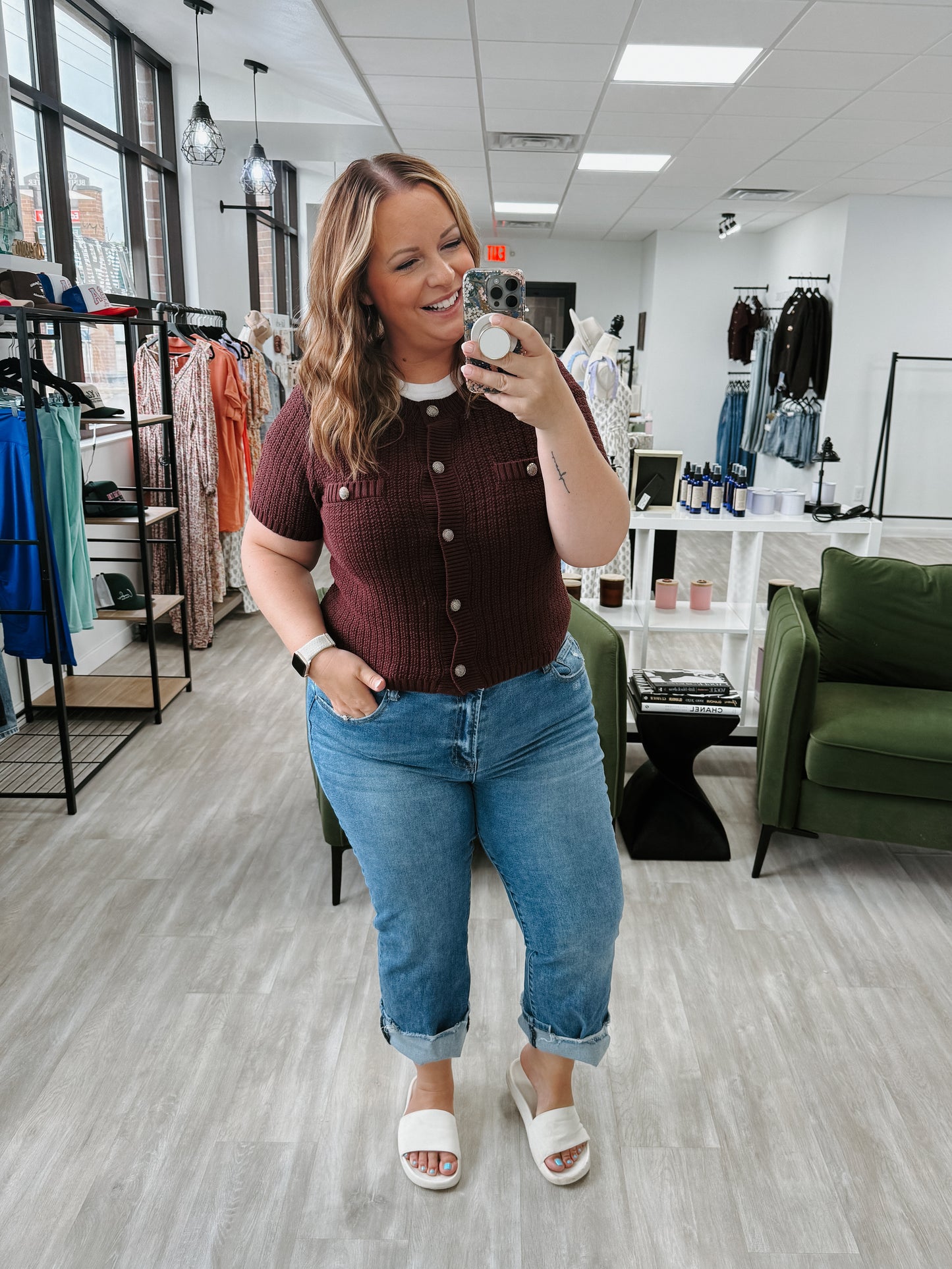 Rachel Short Sleeve Sweater
