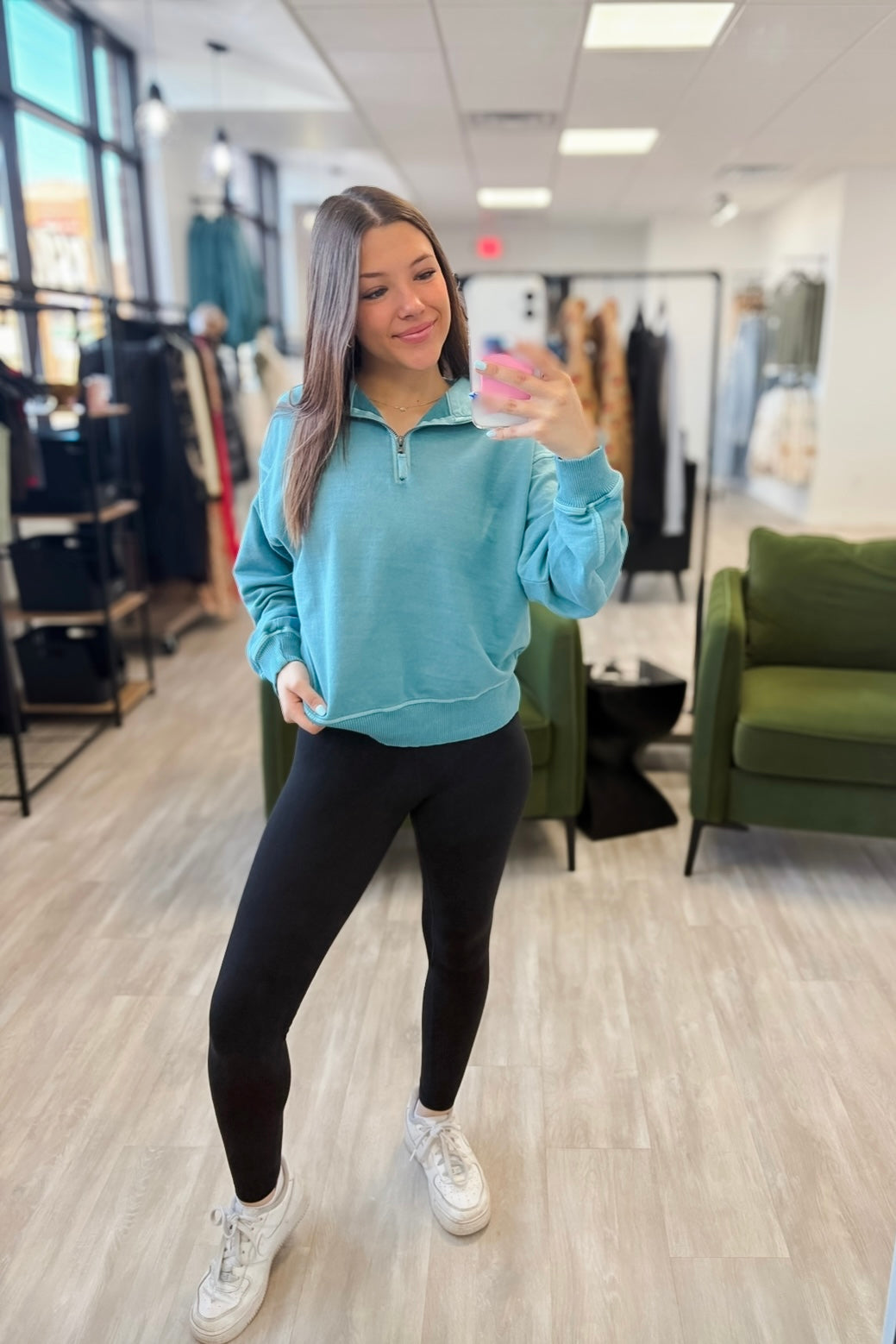 Jaclyn Sweatshirt - Blue Grey