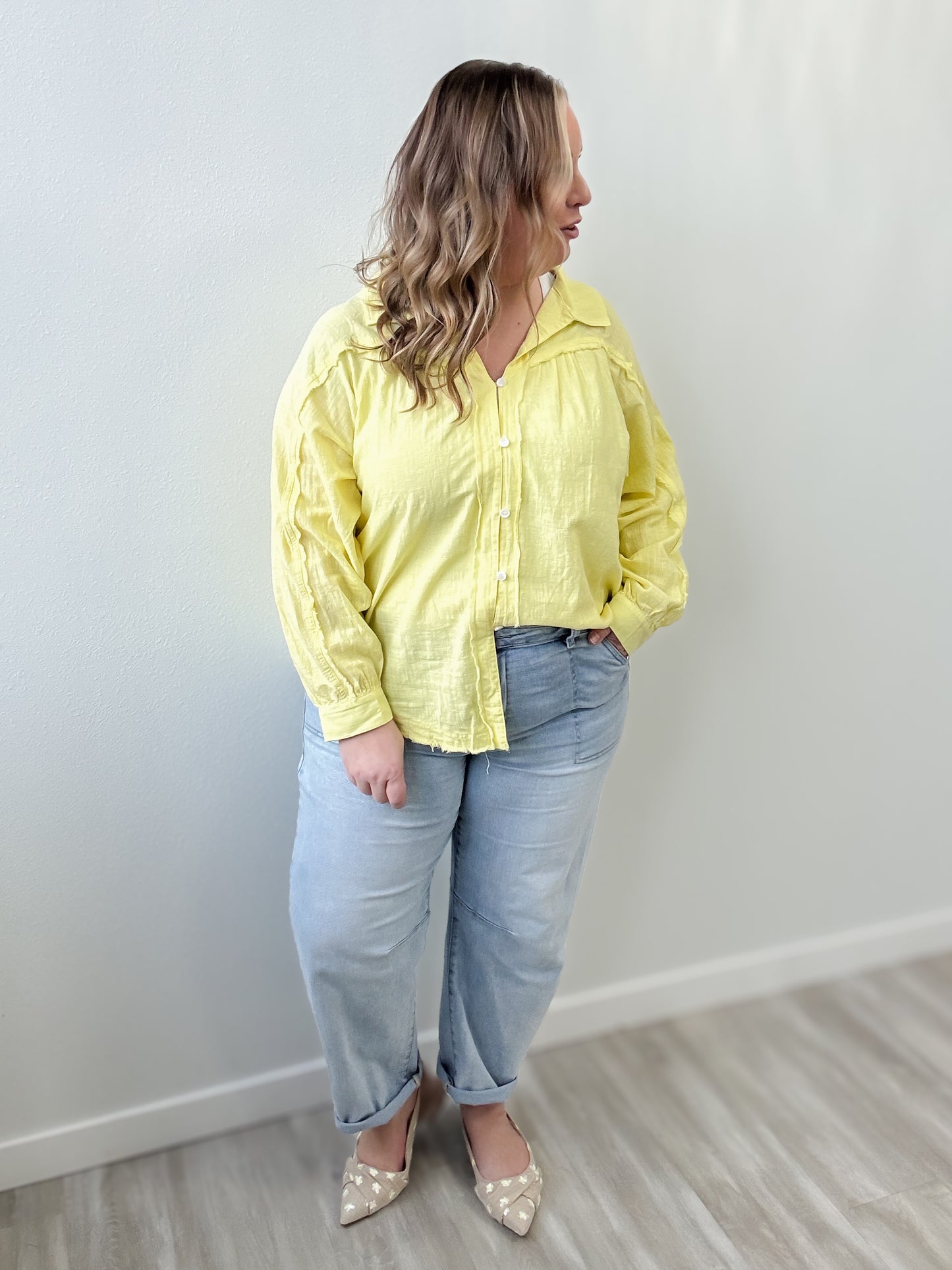 Ray Button Down Top