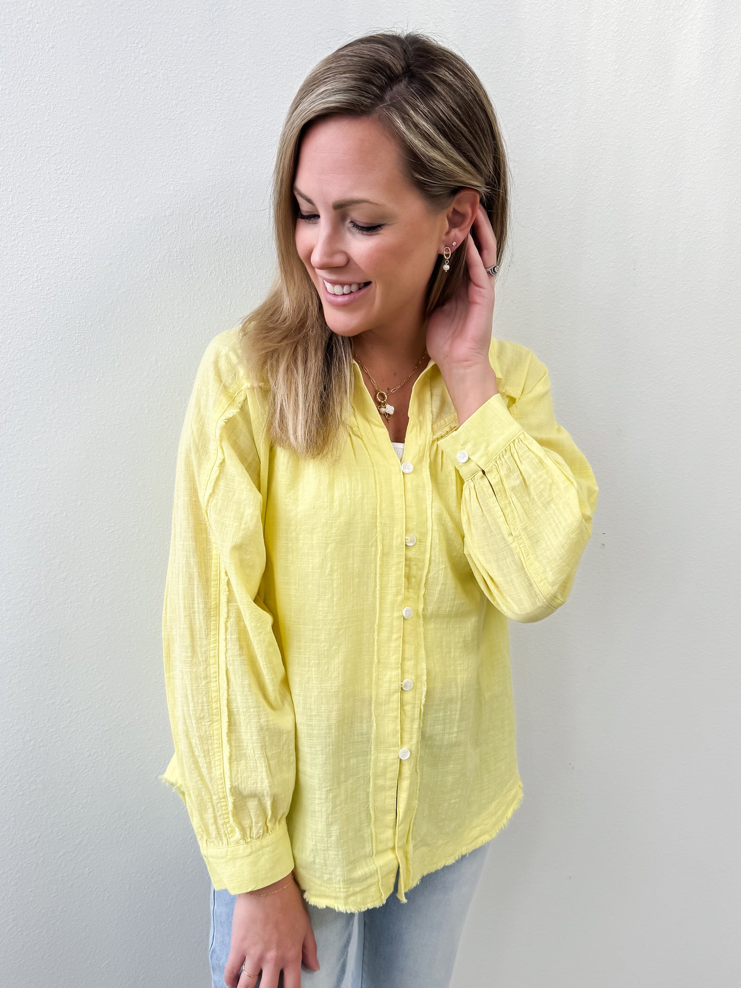 Ray Button Down Top