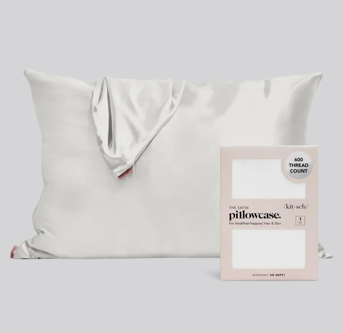 Satin Pillowcase - Ivory