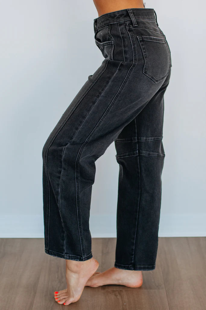 Relief Barrel Jeans by FLYING MONKEY / VERVET