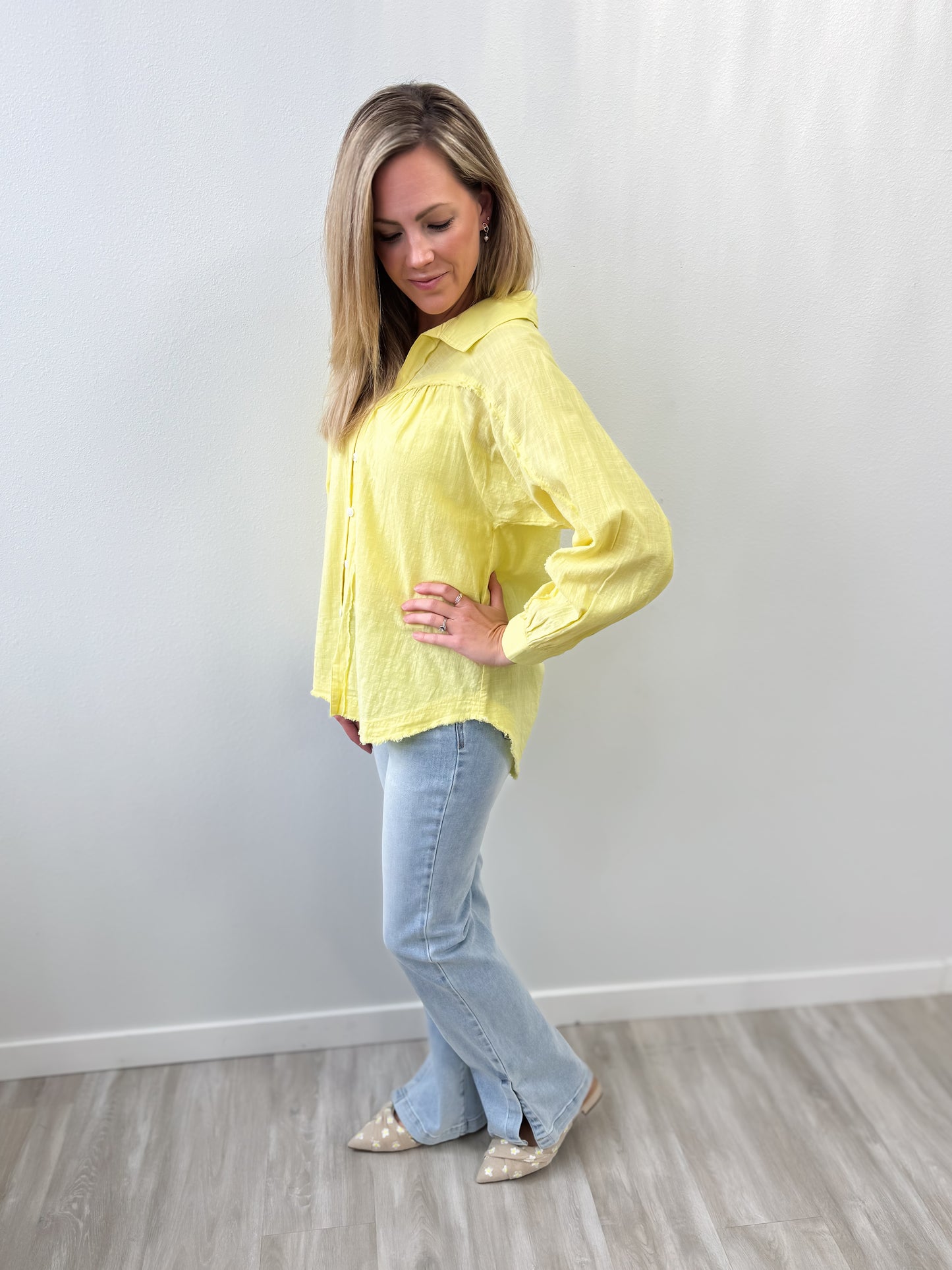 Ray Button Down Top