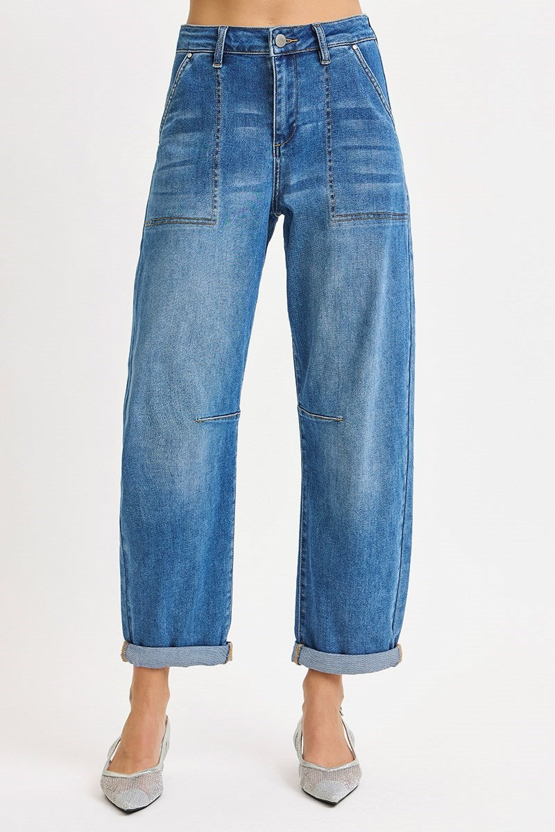 Ellie Barrel Jeans by RISEN