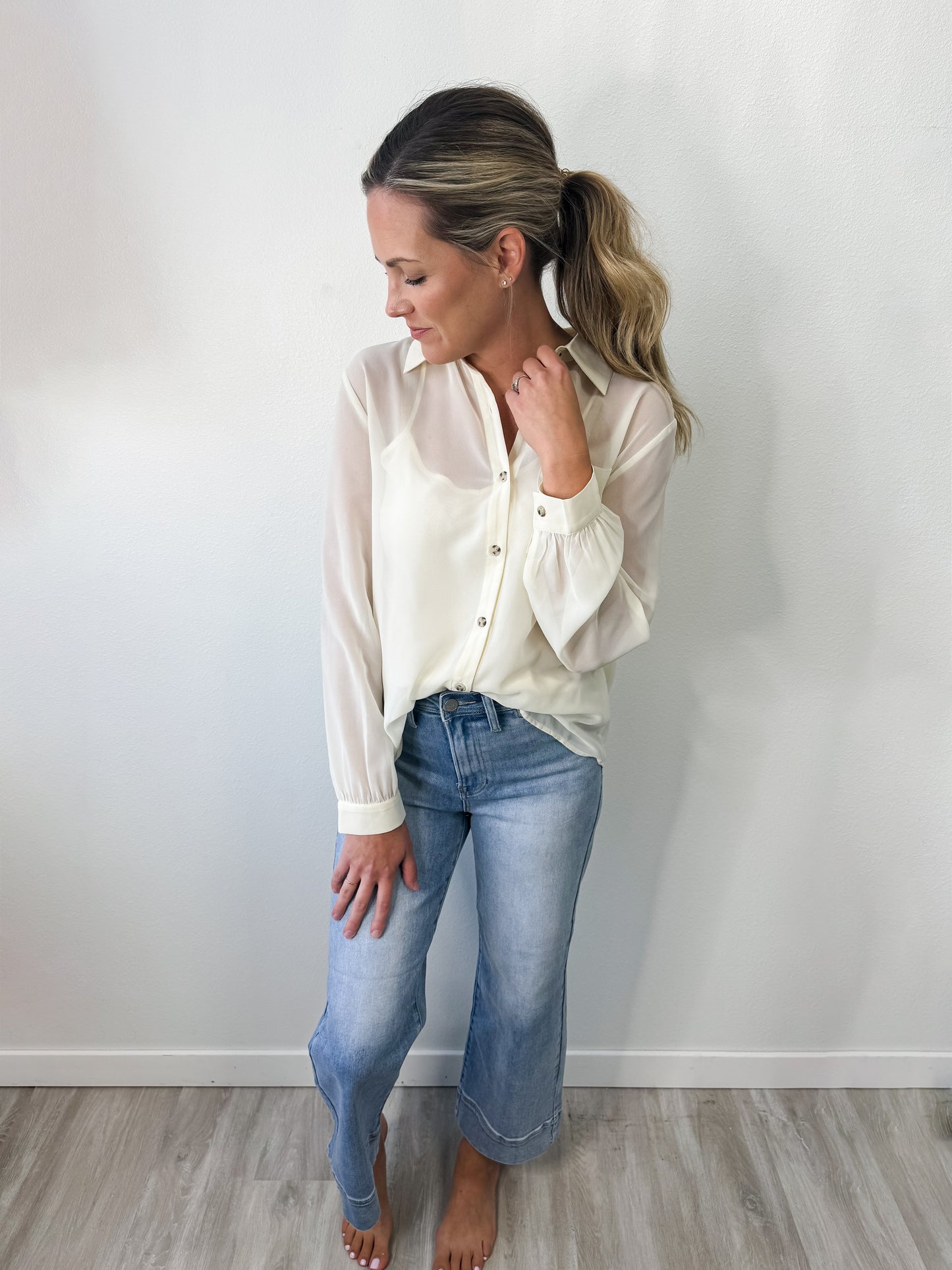 Courtney Chiffon Blouse w/ Cami