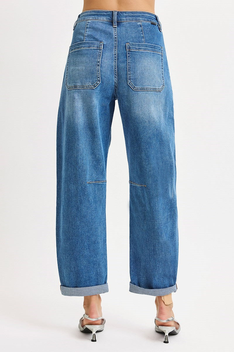 Ellie Barrel Jeans by RISEN