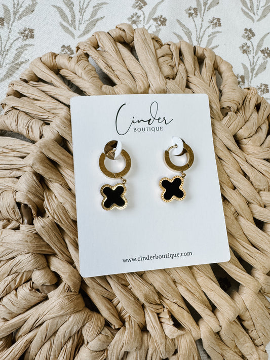 Clover Drop Earrings