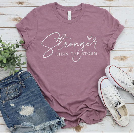 Stronger Than The Storm Graphic-T (S-2X)