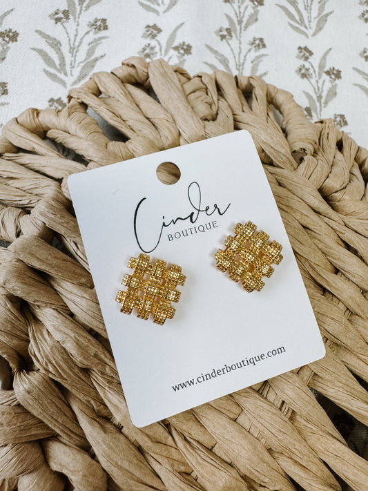 Cross Stitch Earrings