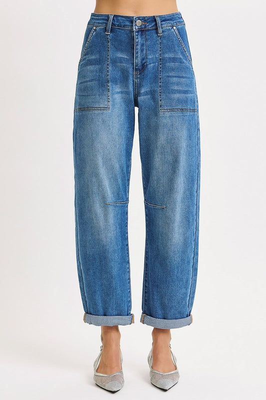 Ellie Barrel Jeans by RISEN