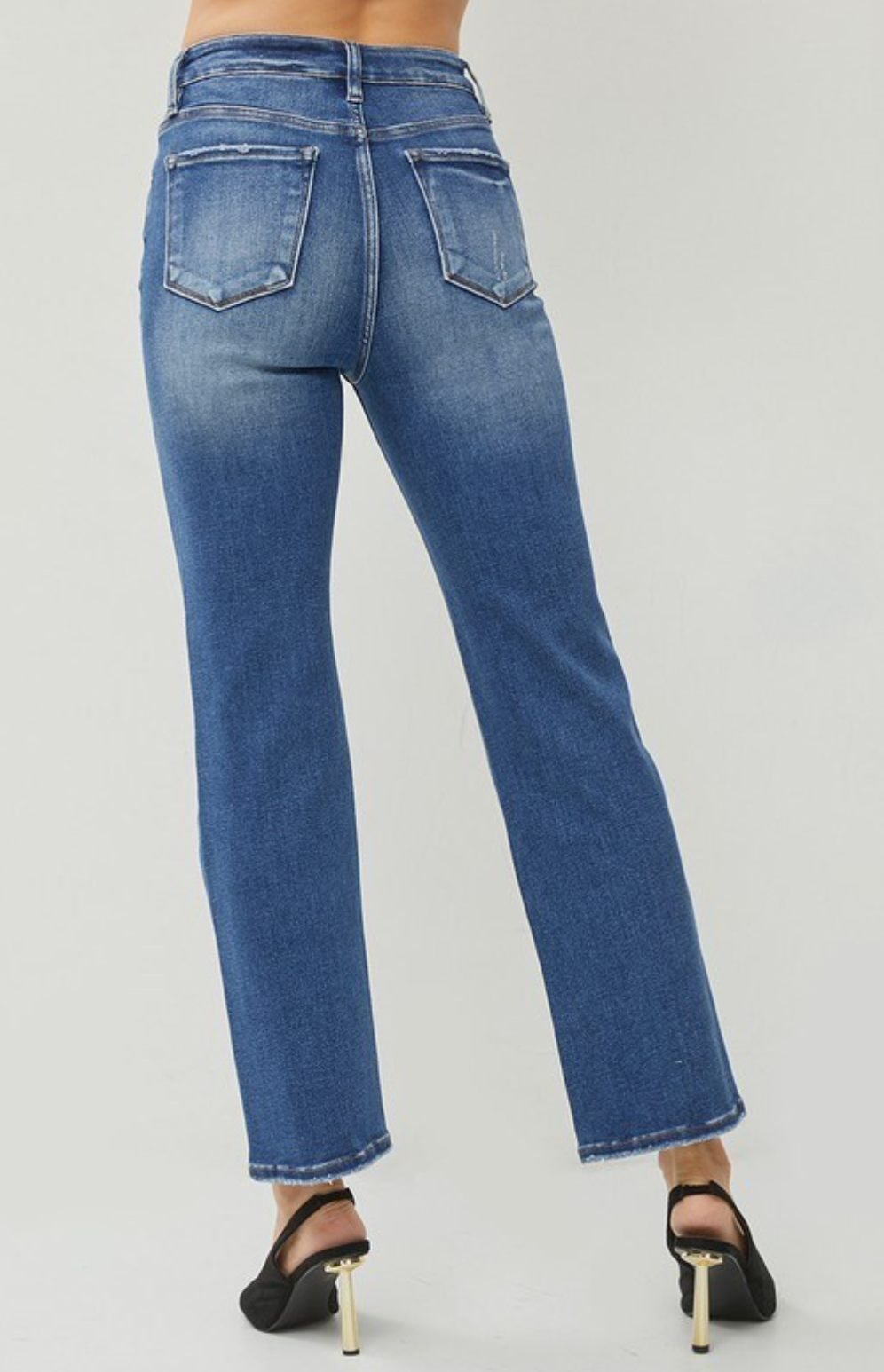 Peggy HR Straight Ankle Jeans by RISEN